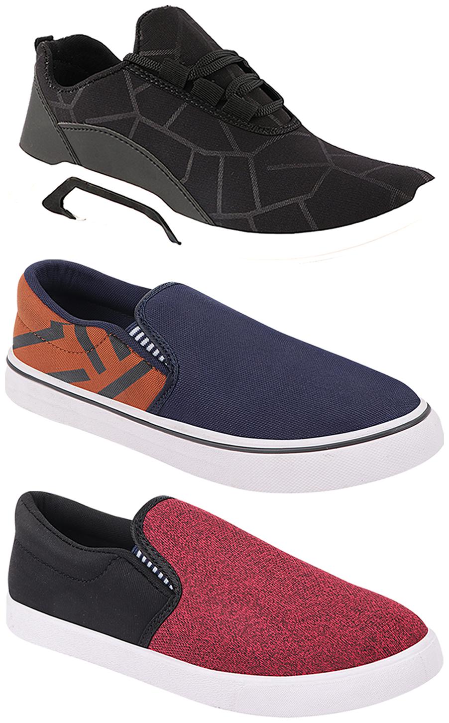 

Birde Men Multi-Color Casual Shoes - BRD-300-BLK-308-TAN-310-BLK