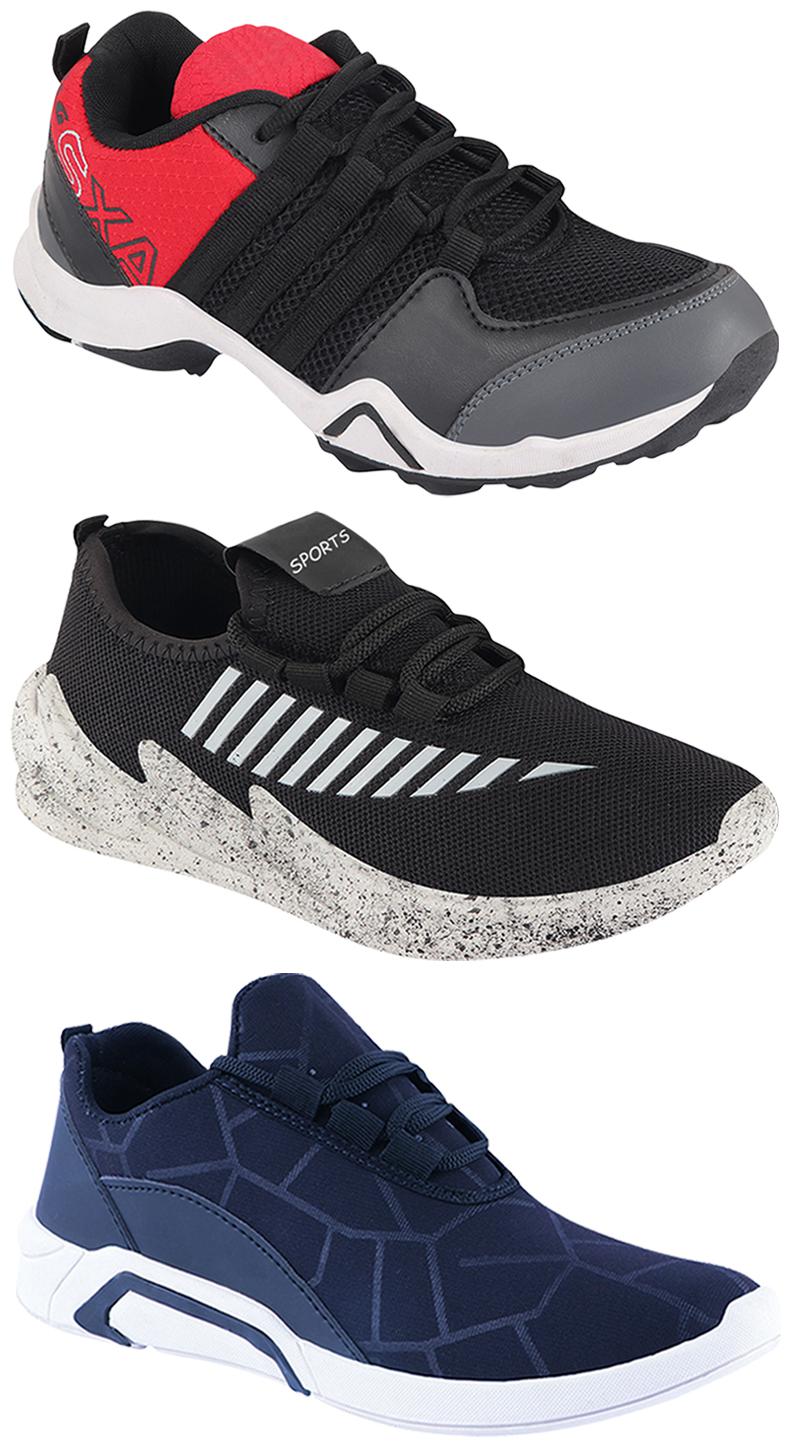 

Birde Men Multi-Color Casual Shoes - BRD-300-BLU AX-2-324-GRY