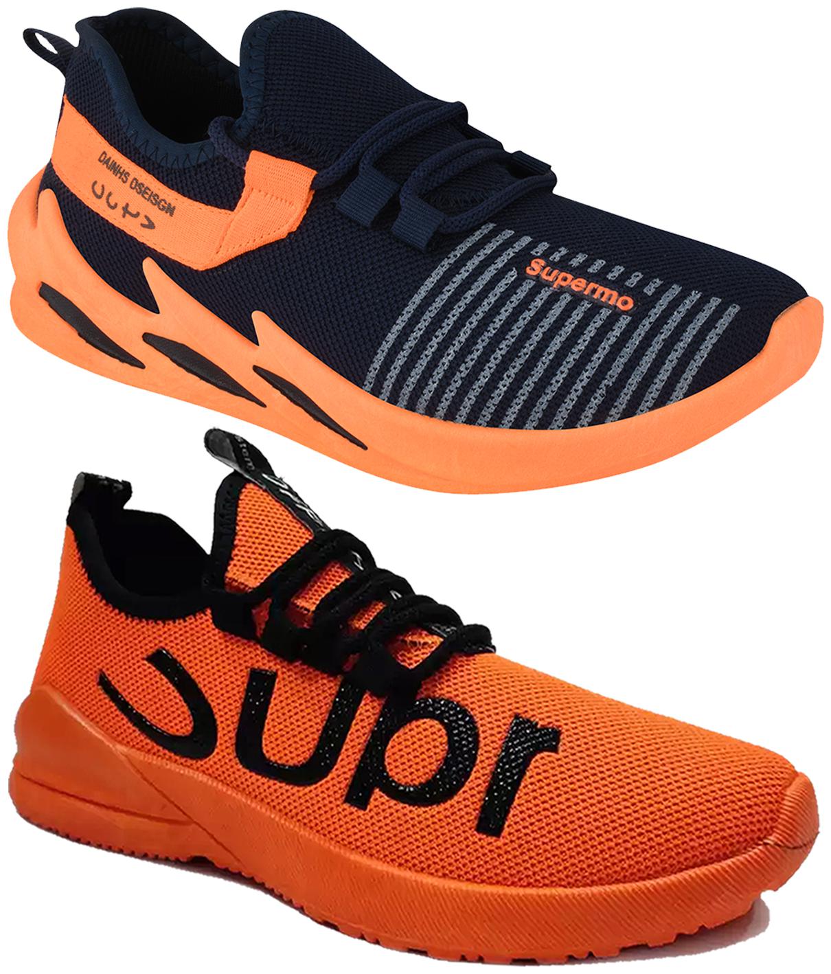 

Birde Men Multi-Color Casual Shoes - BRD-371-BL-SUPER-ORNG