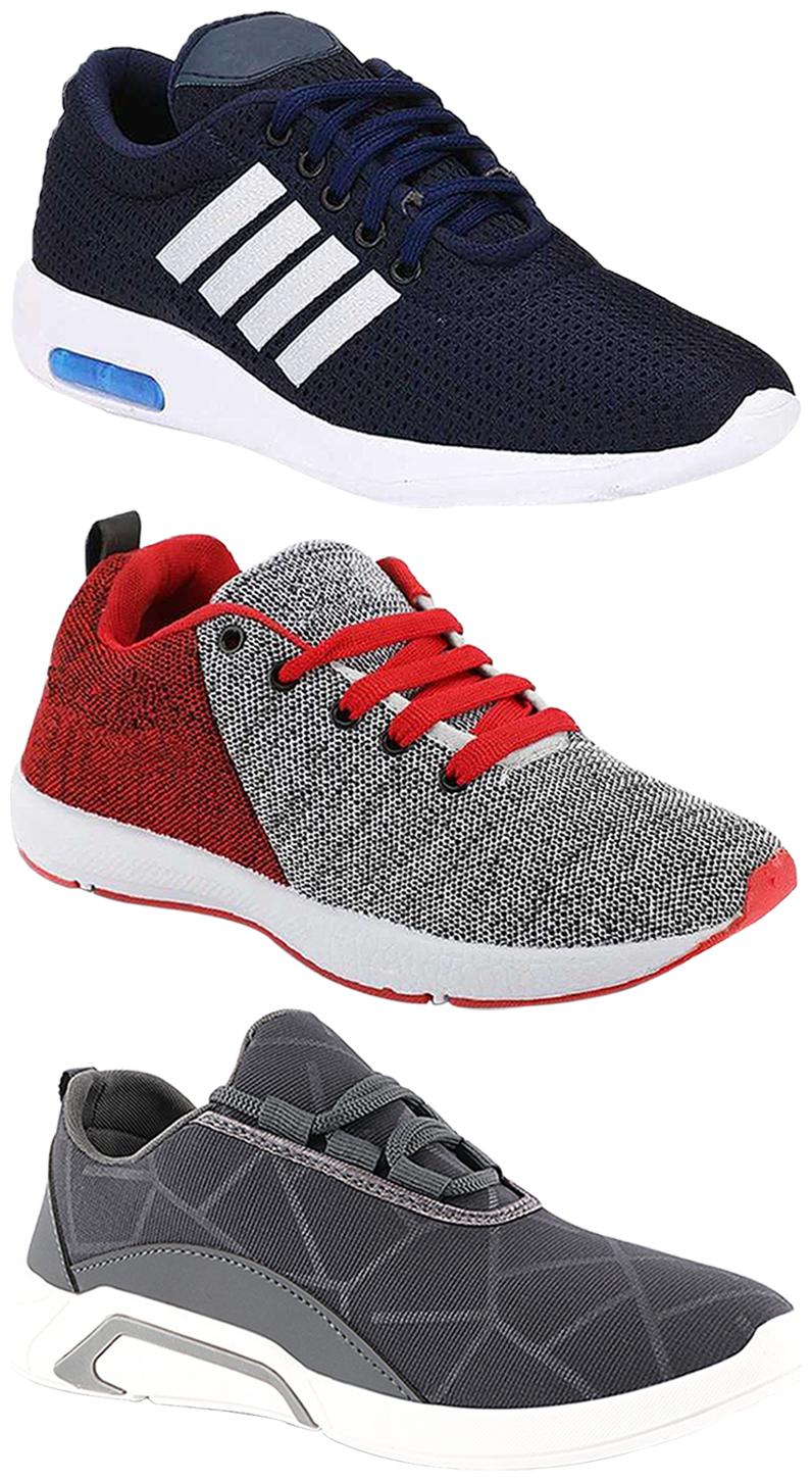 

Birde Men Multi-Color Casual Shoes - CASUAL SPORTS SNEAKERS RUNNNING SHOES - BRD-304-BLU BRD-300-GRY BRD-222