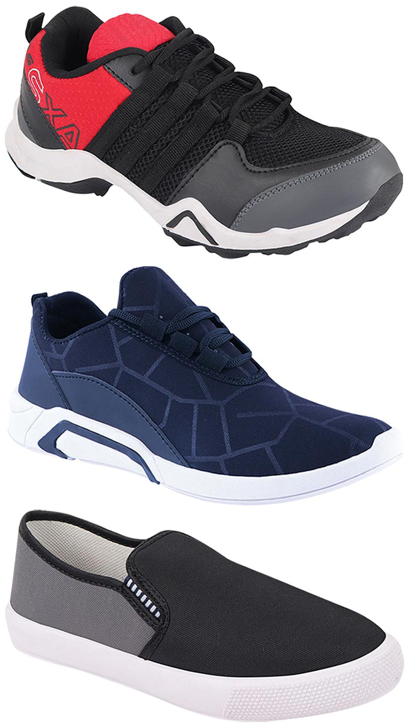 

Birde Men Multi-Color Casual Shoes - BRD-300-BLU-309-GRY AX-2