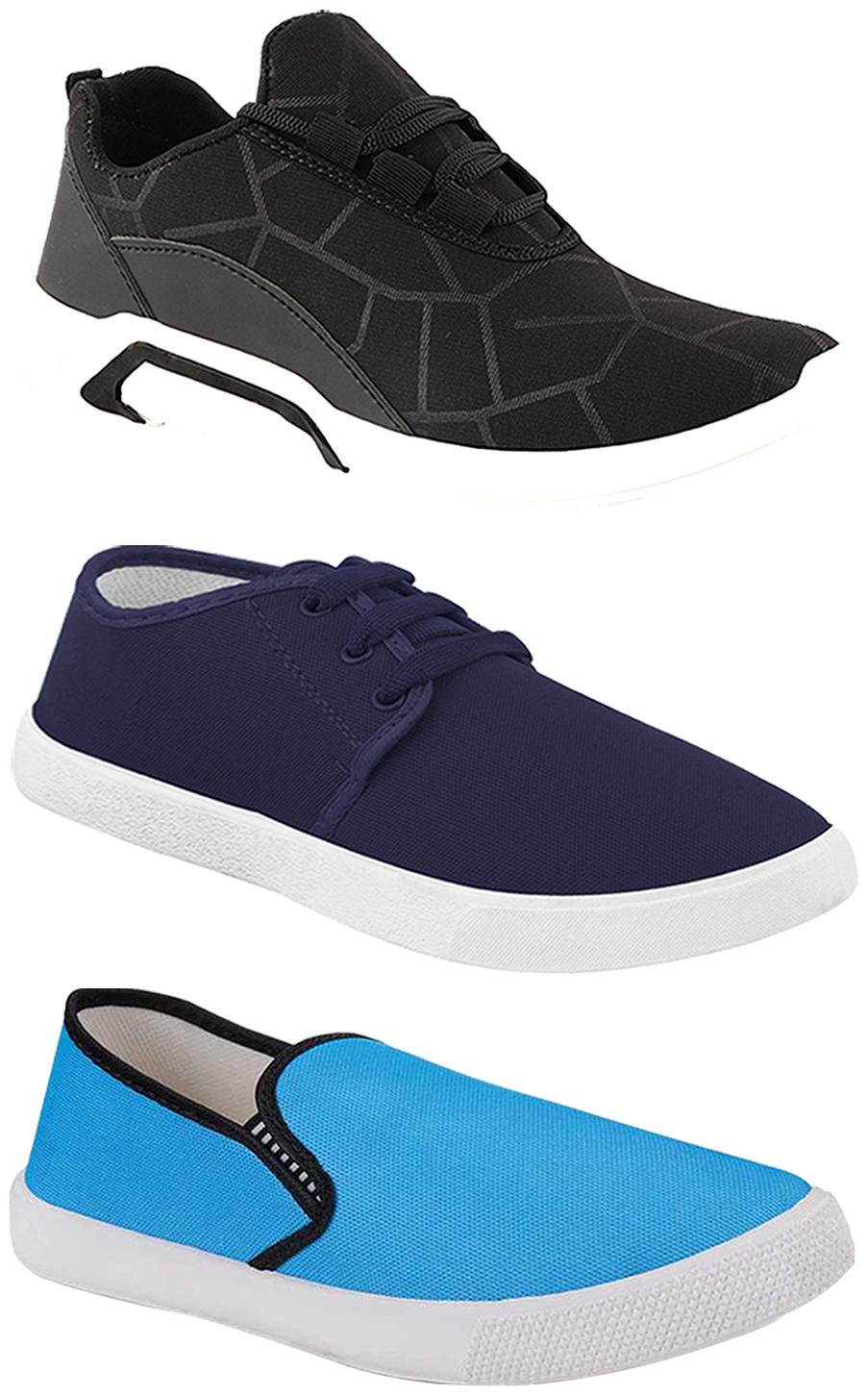 

Birde Men Multi-Color Casual Shoes - BRD-300-BLK-1078-309-SKY