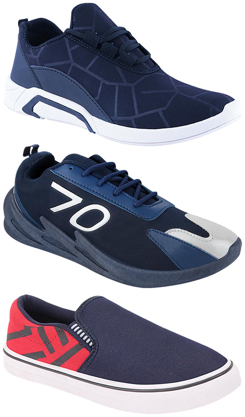 

Birde Men Multi-Color Casual Shoes - CASUAL SPORTS SNEAKERS RUNNNING SHOES - BRD-300-BLU-308-RED-351