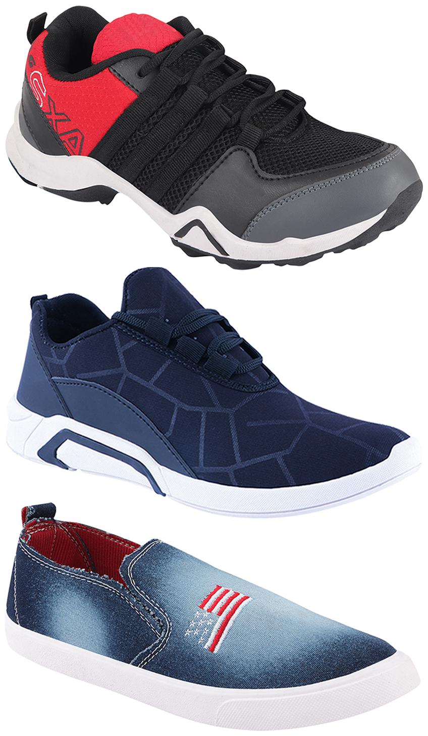 

Birde Men Multi-Color Casual Shoes - BRD-300-BLU AX-2-1220