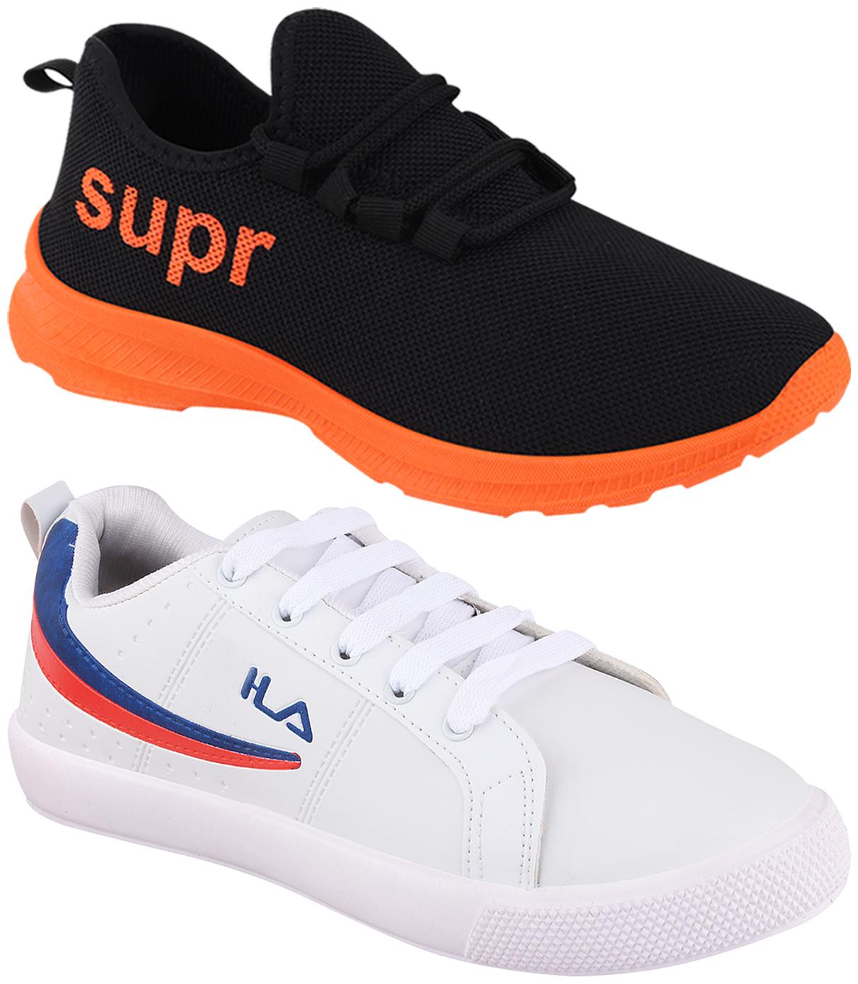 

Birde Multicolor Synthetic Casual Shoes For Men (Pack of 2)