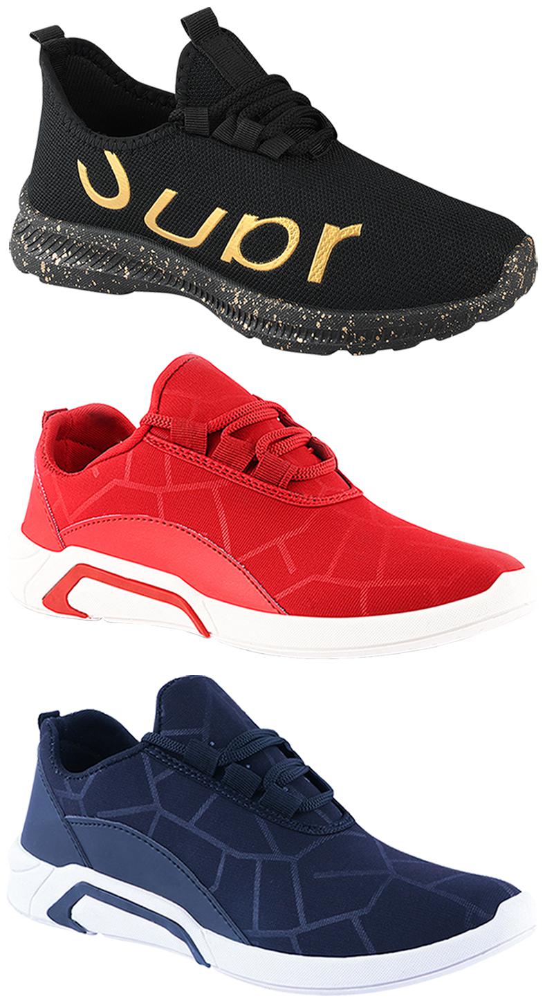 

Birde Men Multi-Color Casual Shoes - BRD-300-BLU-300-RED-368