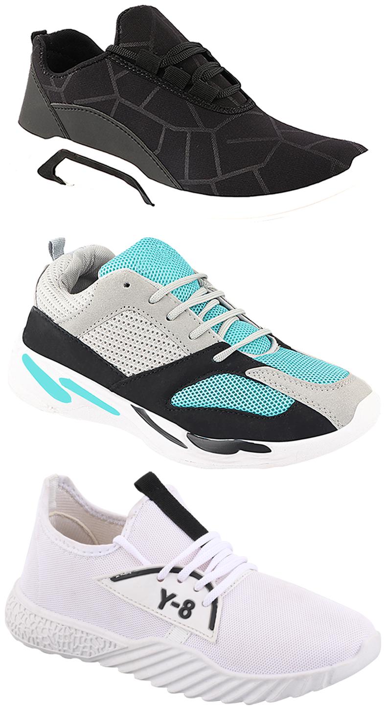 

Birde Men Multi-Color Casual Shoes - CASUAL SPORTS SNEAKERS RUNNNING SHOES - BRD-300-BLK-332-377
