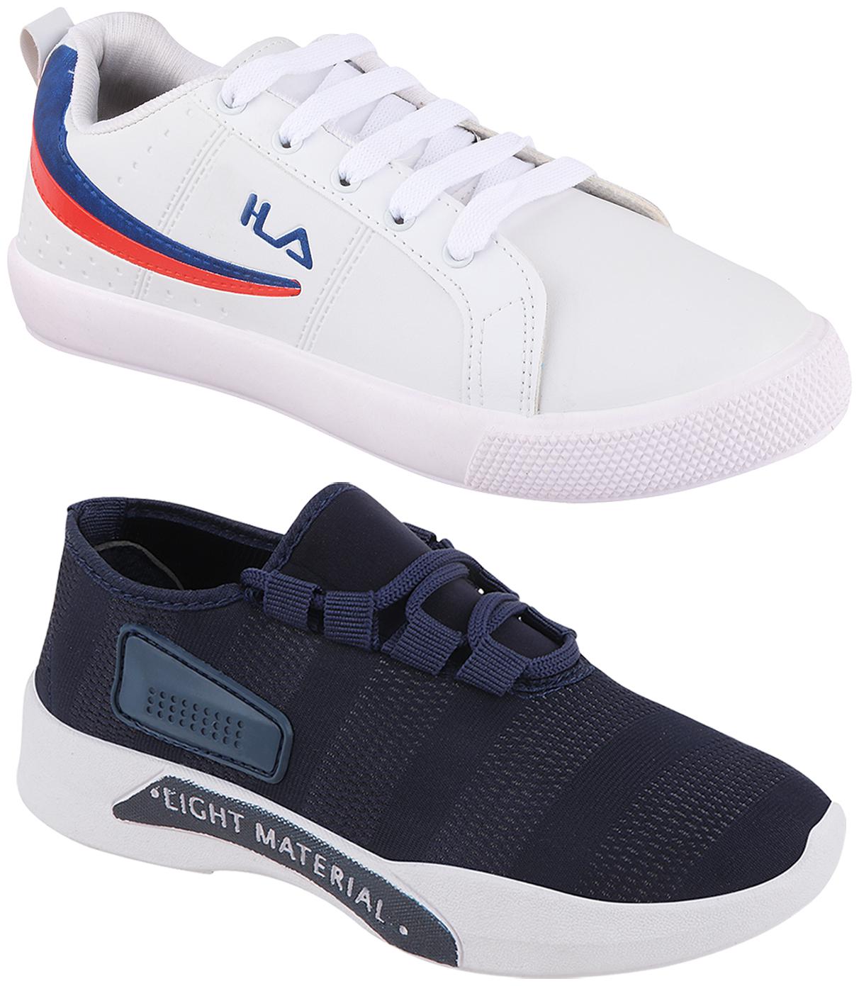 

Birde Multicolor Synthetic Casual Shoes For Men (Pack of 2)
