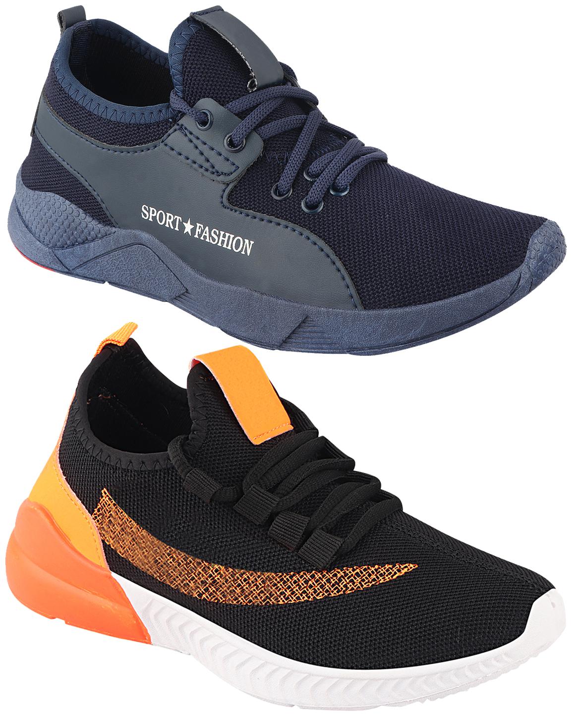 

Birde Multicolor Mesh Casual Shoes For Men (Pack of 2)