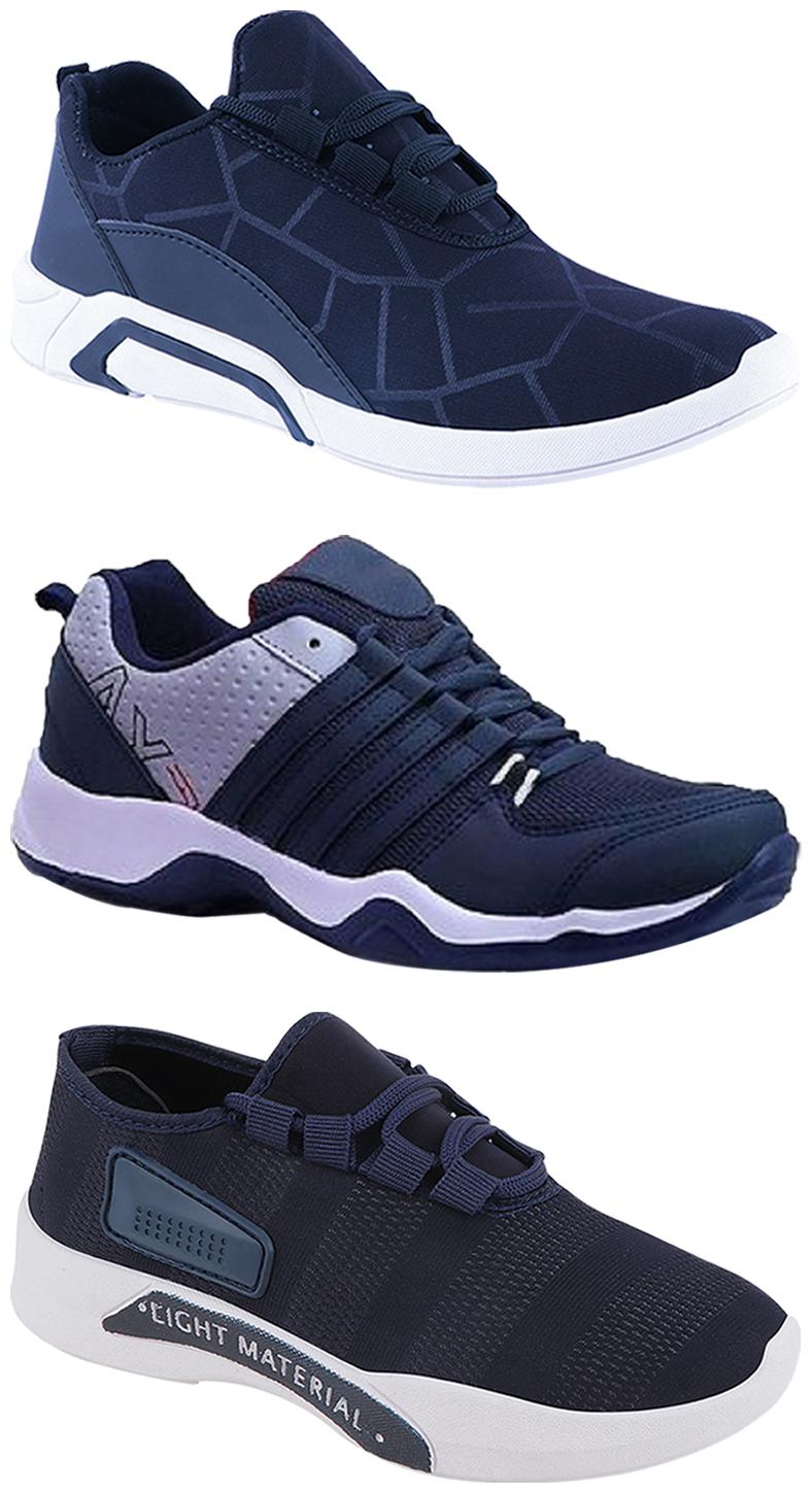 

Birde Men Multi-Color Casual Shoes - BRD-300-BLU-301-BLU AX-1
