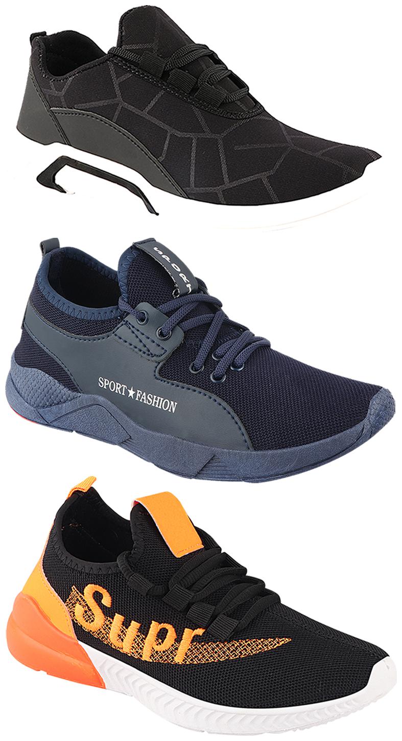 

Birde Men Multi-Color Casual Shoes - CASUAL SPORTS SNEAKERS RUNNNING SHOES - BRD-300-BLK-331-342