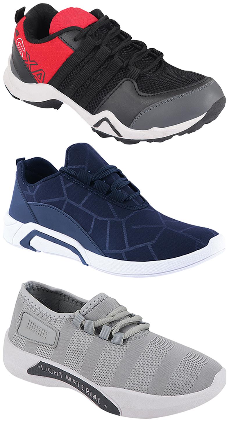 

Birde Men Multi-Color Casual Shoes - BRD-300-BLU-301-GRY AX-2