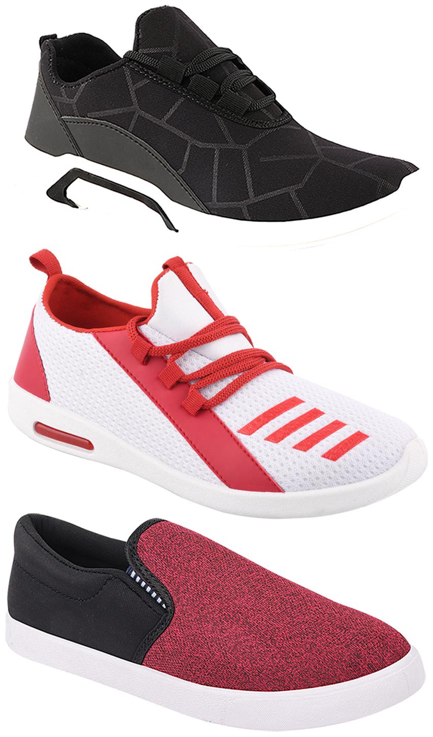

Birde Men Multi-Color Casual Shoes - BRD-300-BLK-310-BLK-374