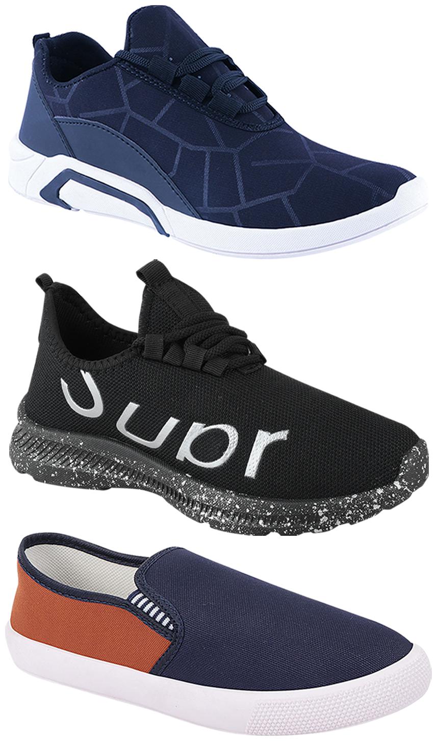 

Birde Men Multi-Color Casual Shoes - BRD-300-BLU-309-TAN-369