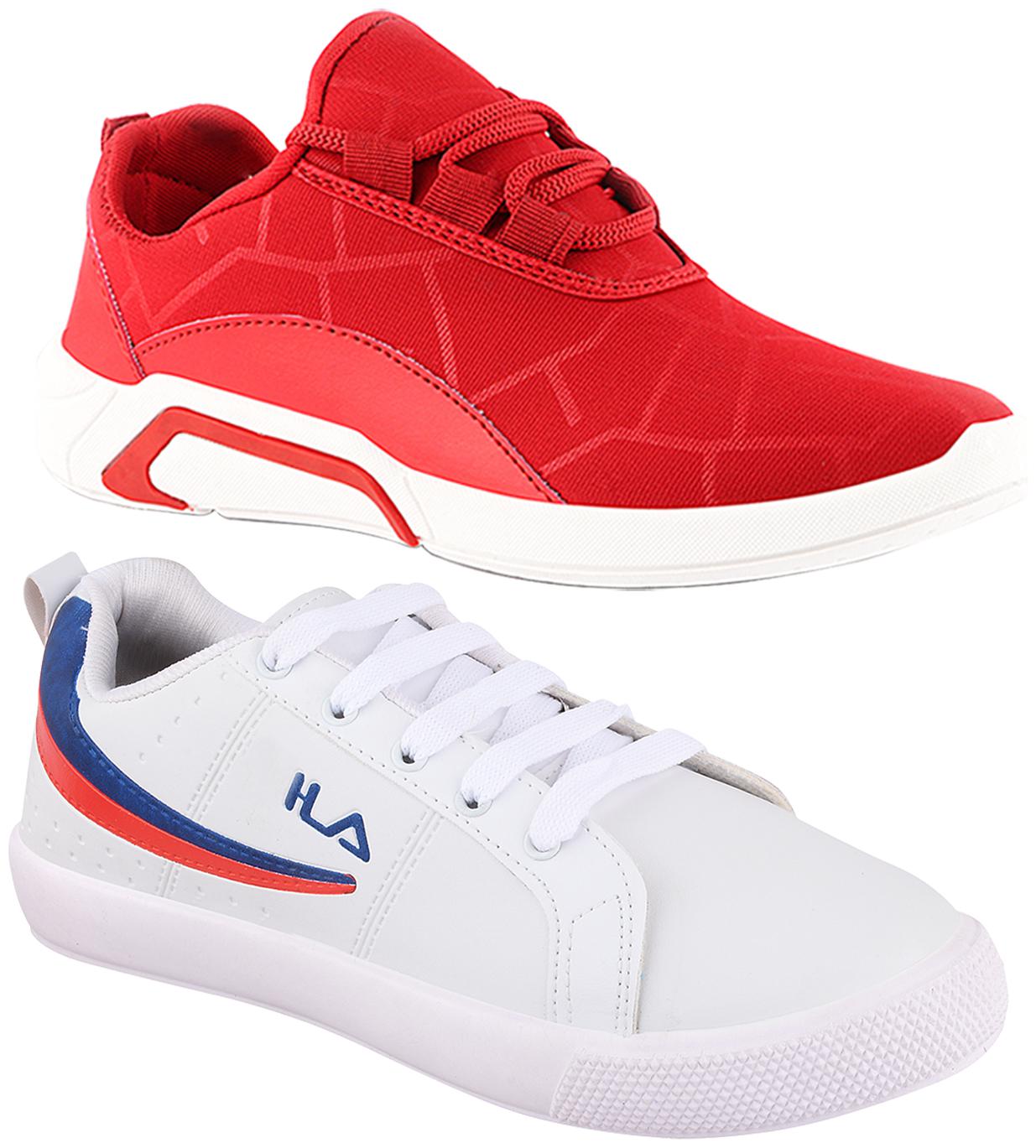

Birde Multicolor Synthetic Casual Shoes For Men (Pack of 2)