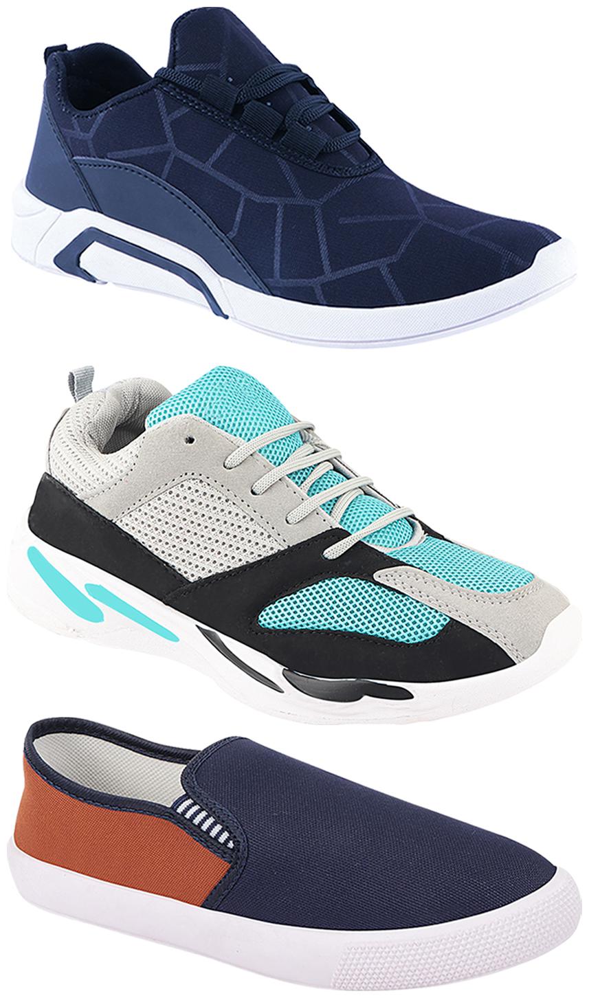 

Birde Men Multi-Color Casual Shoes - CASUAL SPORTS SNEAKERS RUNNNING SHOES - BRD-300-BLU-309-TAN-332