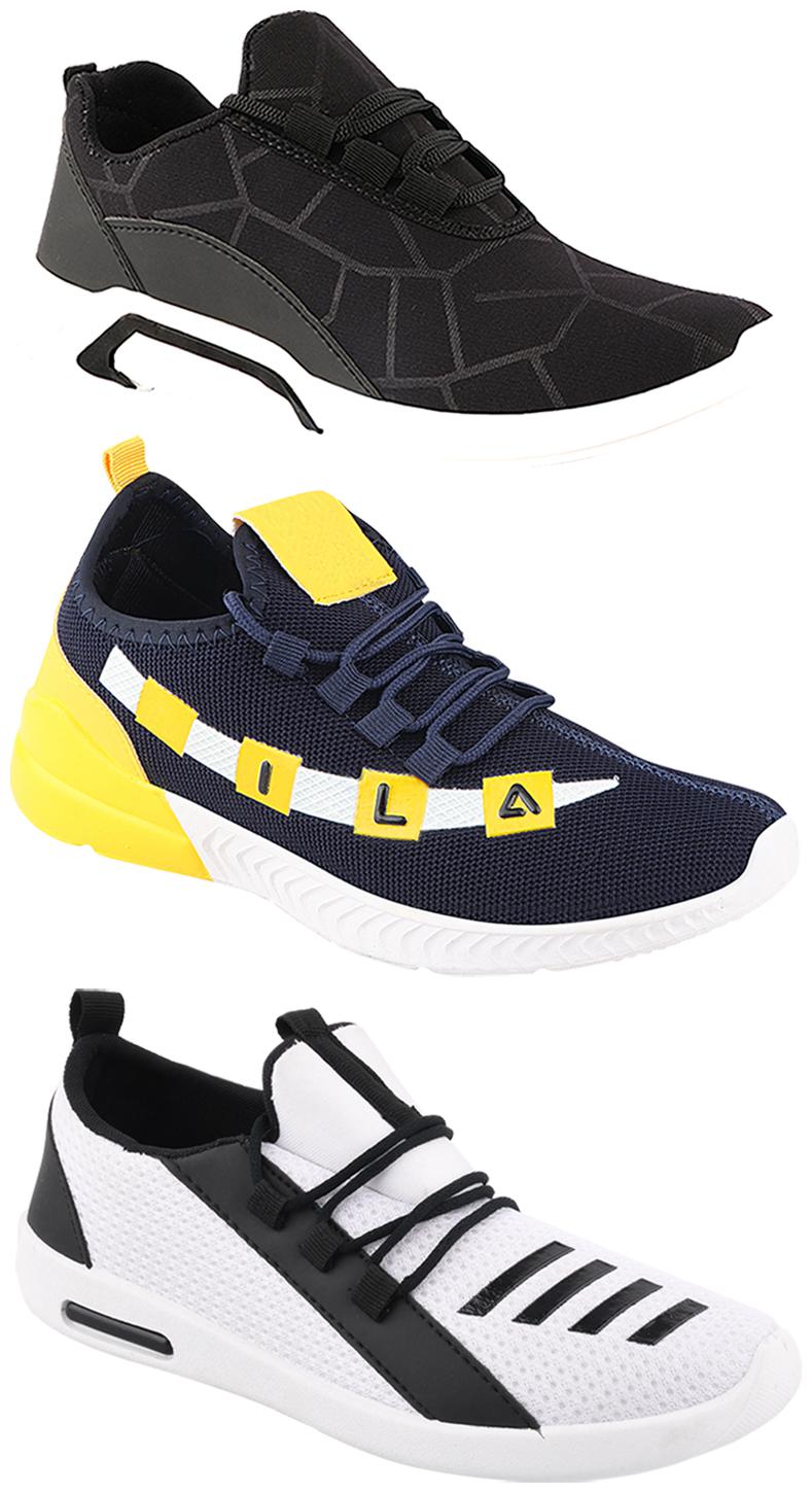 

Birde Men Multi-Color Casual Shoes - CASUAL SPORTS SNEAKERS RUNNNING SHOES - BRD-300-BLK-330-376