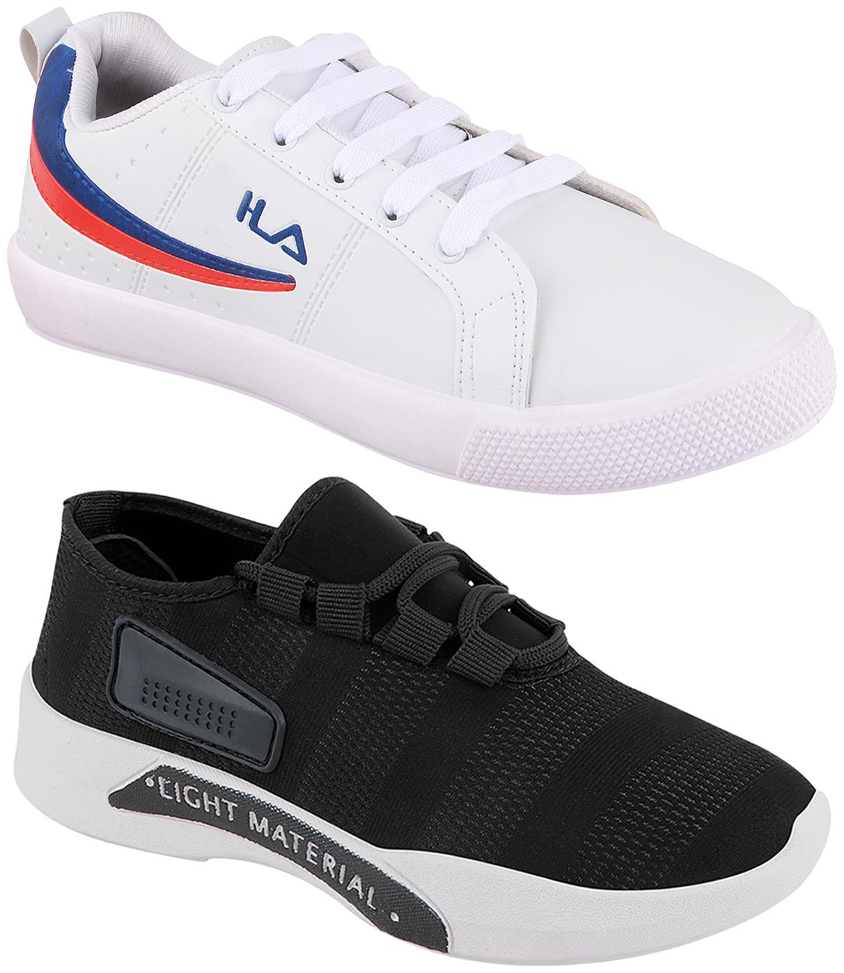 

Birde Multicolor Synthetic Casual Shoes For Men (Pack of 2)