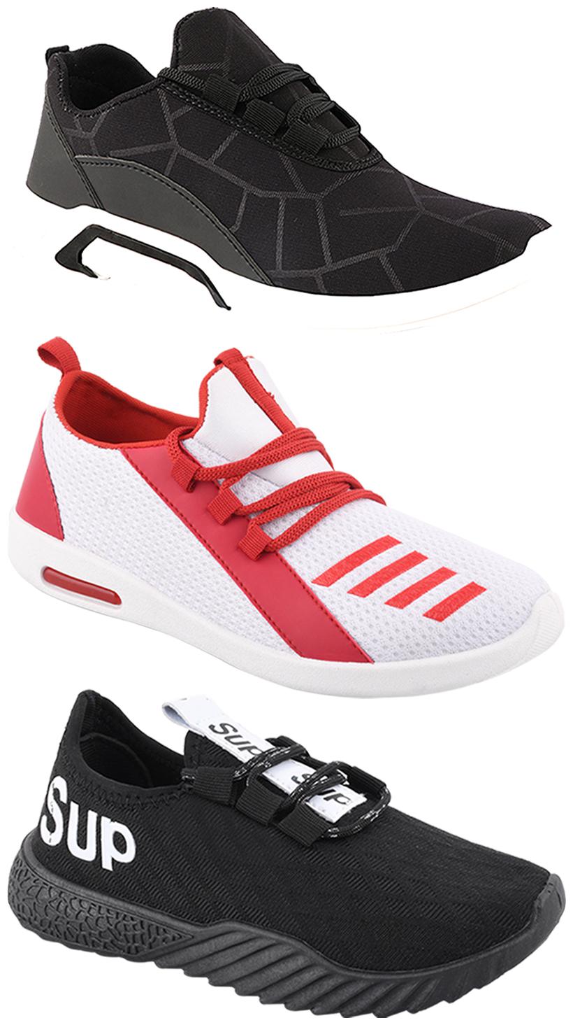 

Birde Men Multi-Color Casual Shoes - CASUAL SPORTS SNEAKERS RUNNNING SHOES - BRD-300-BLK-374-384