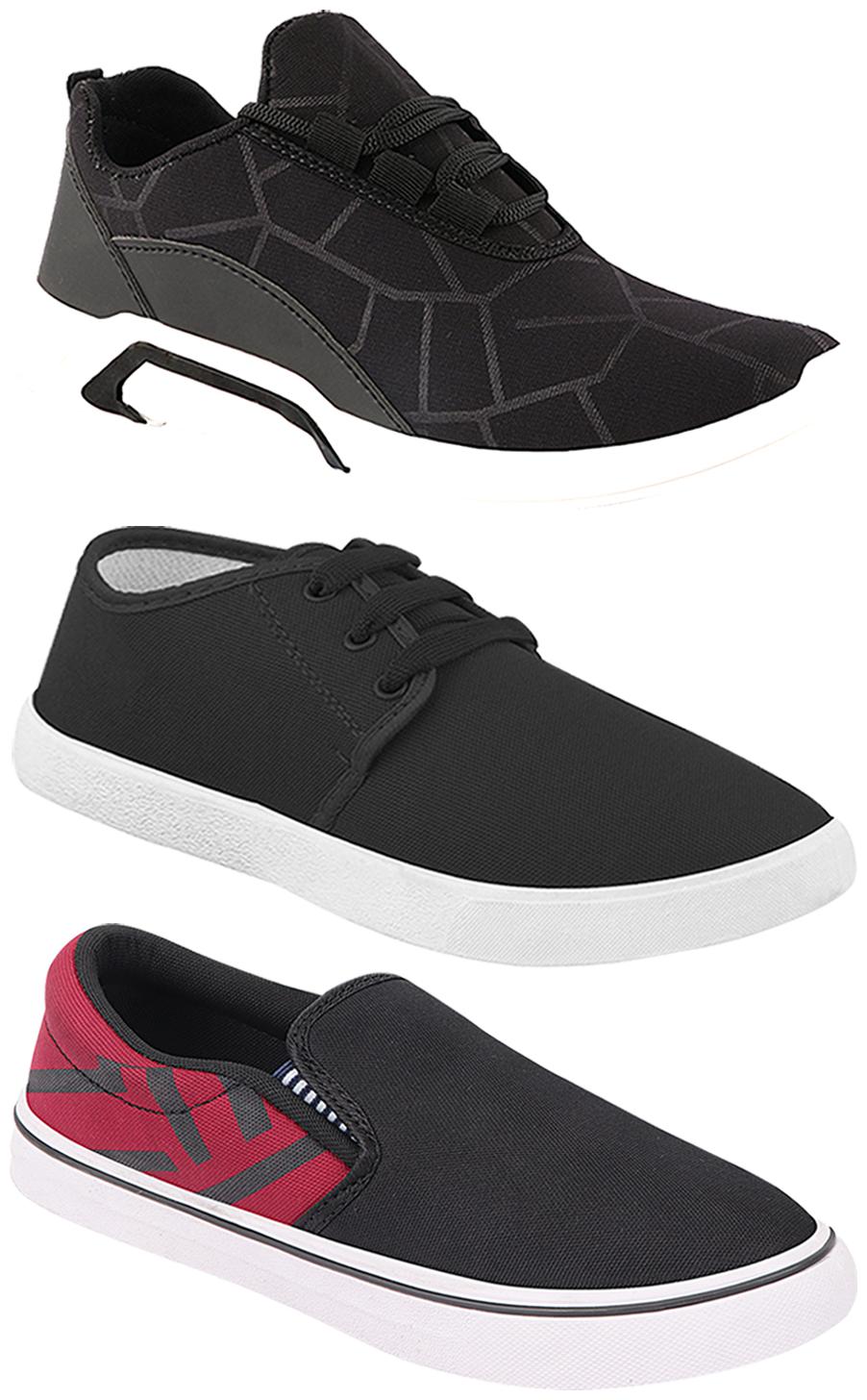 

Birde Men Multi-Color Casual Shoes - BRD-300-BLK-349-308-MRN