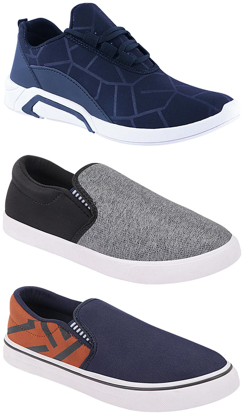

Birde Men Multi-Color Casual Shoes - BRD-300-BLU-308-TAN-310-SLVR