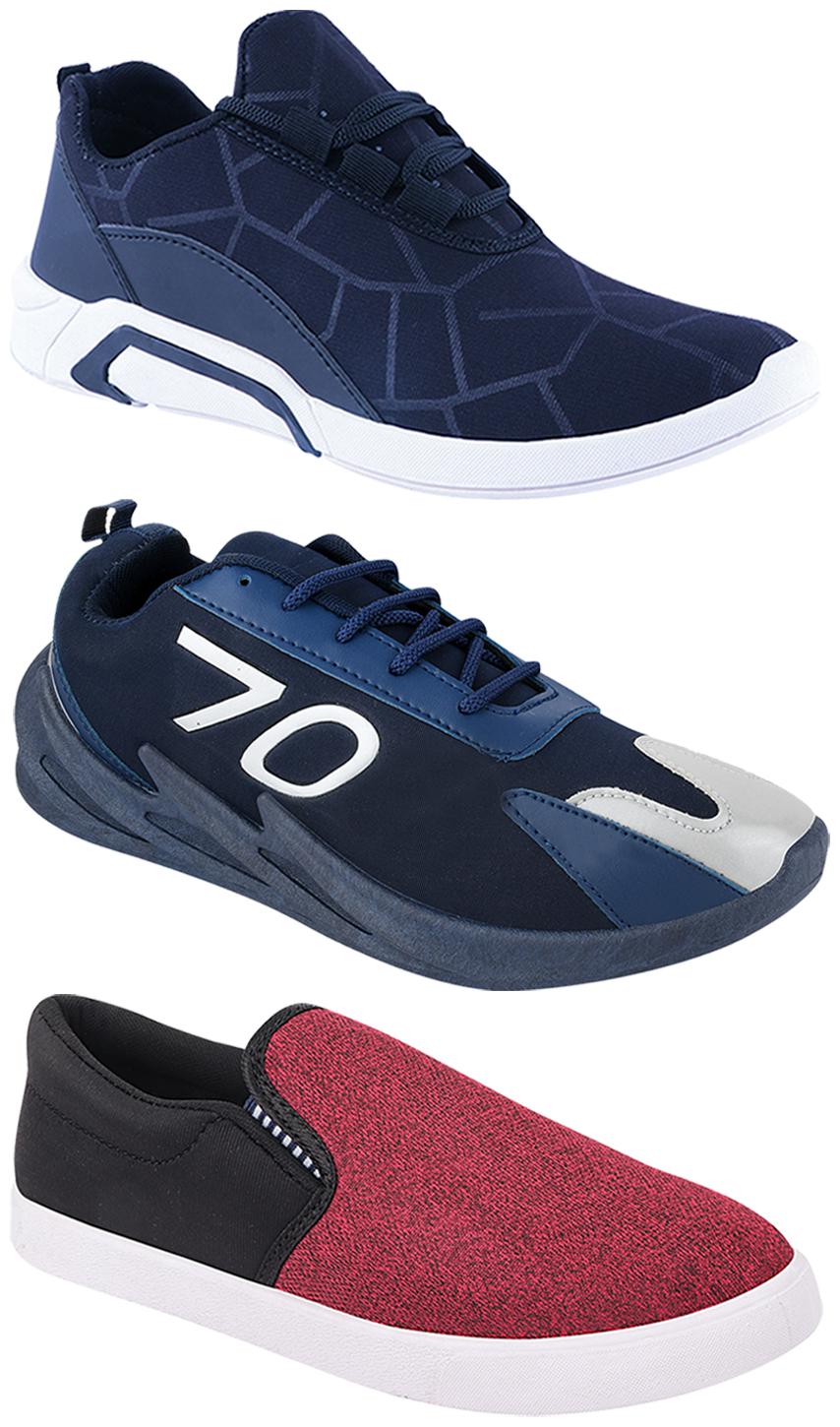 

Birde Men Multi-Color Casual Shoes - CASUAL SPORTS SNEAKERS RUNNNING SHOES - BRD-300-BLU-310-BLK-351