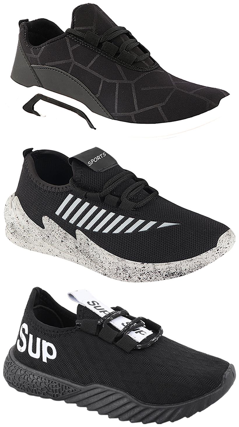 

Birde Men Multi-Color Casual Shoes - CASUAL SPORTS SNEAKERS RUNNNING SHOES - BRD-300-BLK-324-GRY-384