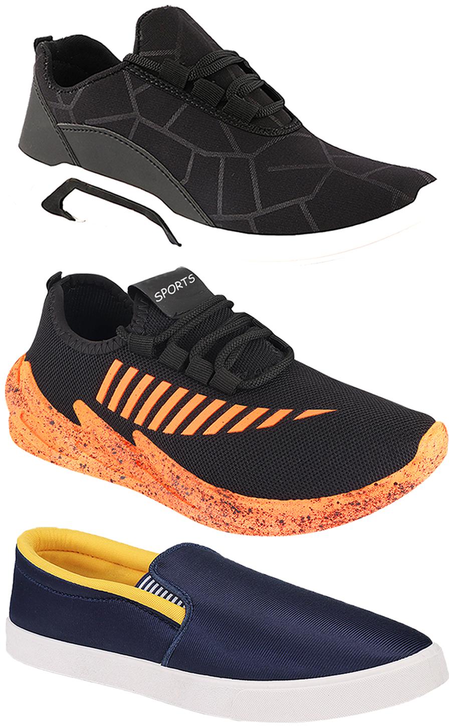 

Birde Men Multi-Color Casual Shoes - BRD-300-BLK BIRDE-52-324-ORNG