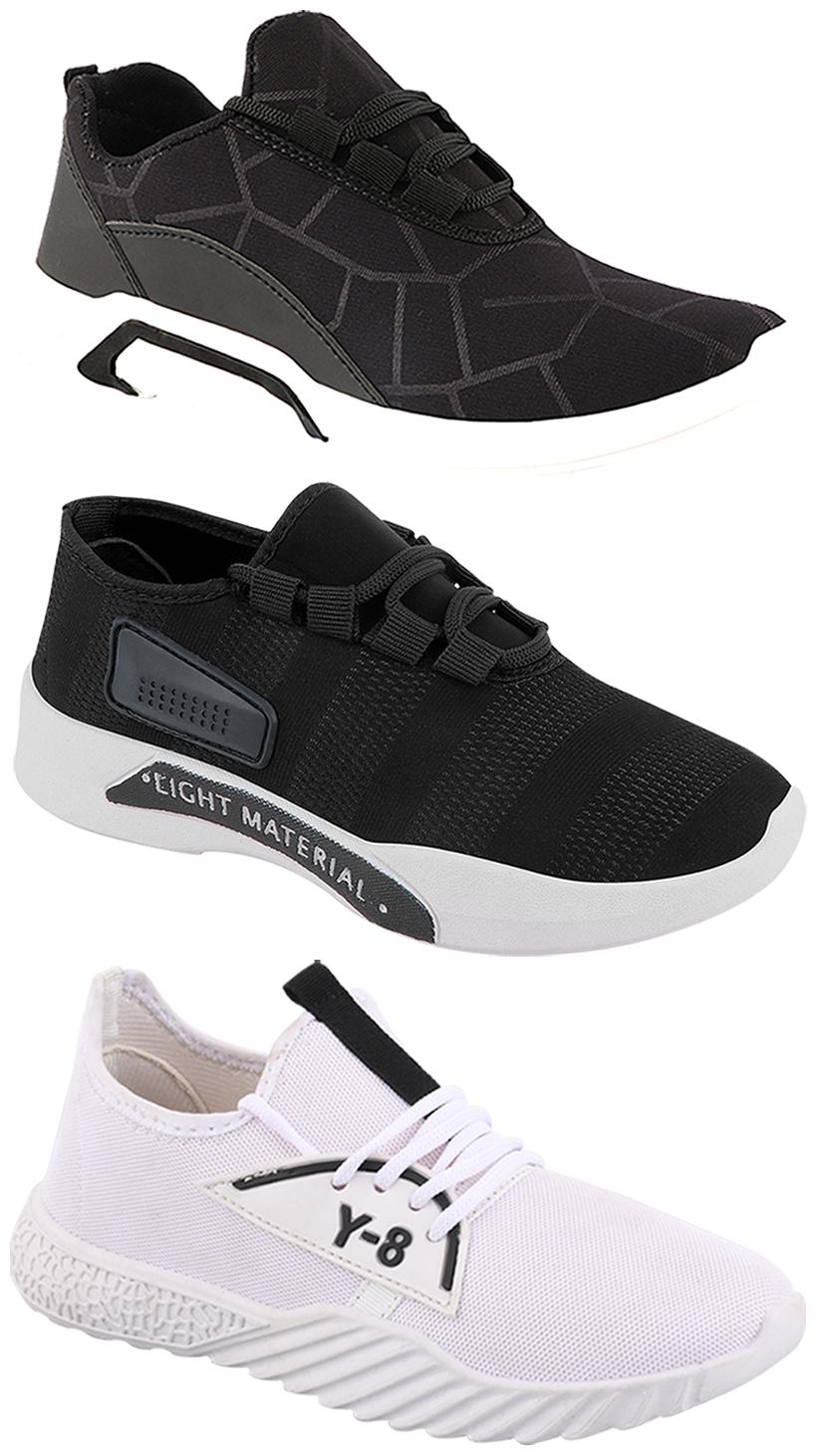 

Birde Men Multi-Color Casual Shoes - BRD-300-BLK-301-BLK-377