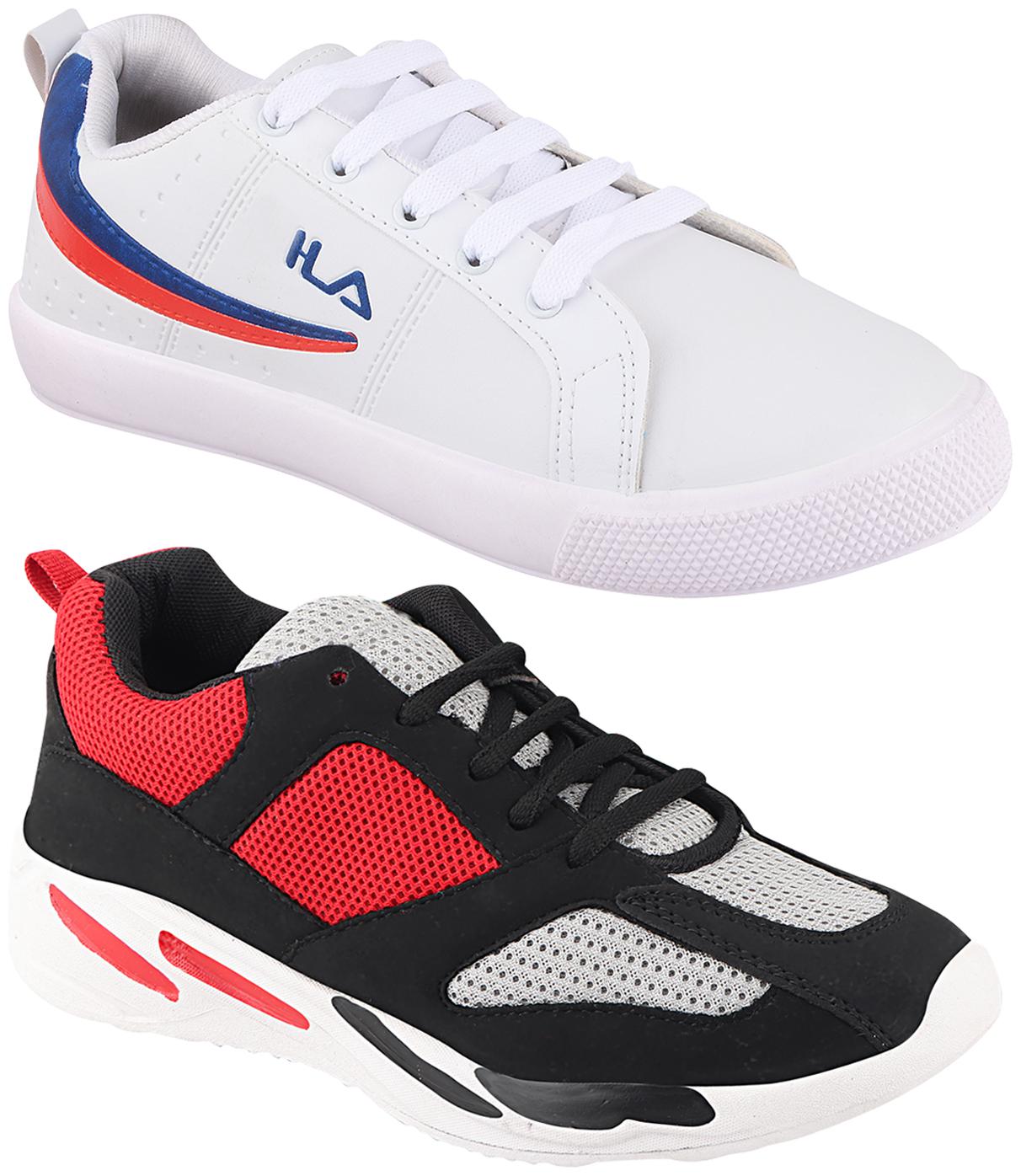 

Birde Multicolor Synthetic Casual Shoes For Men (Pack of 2)