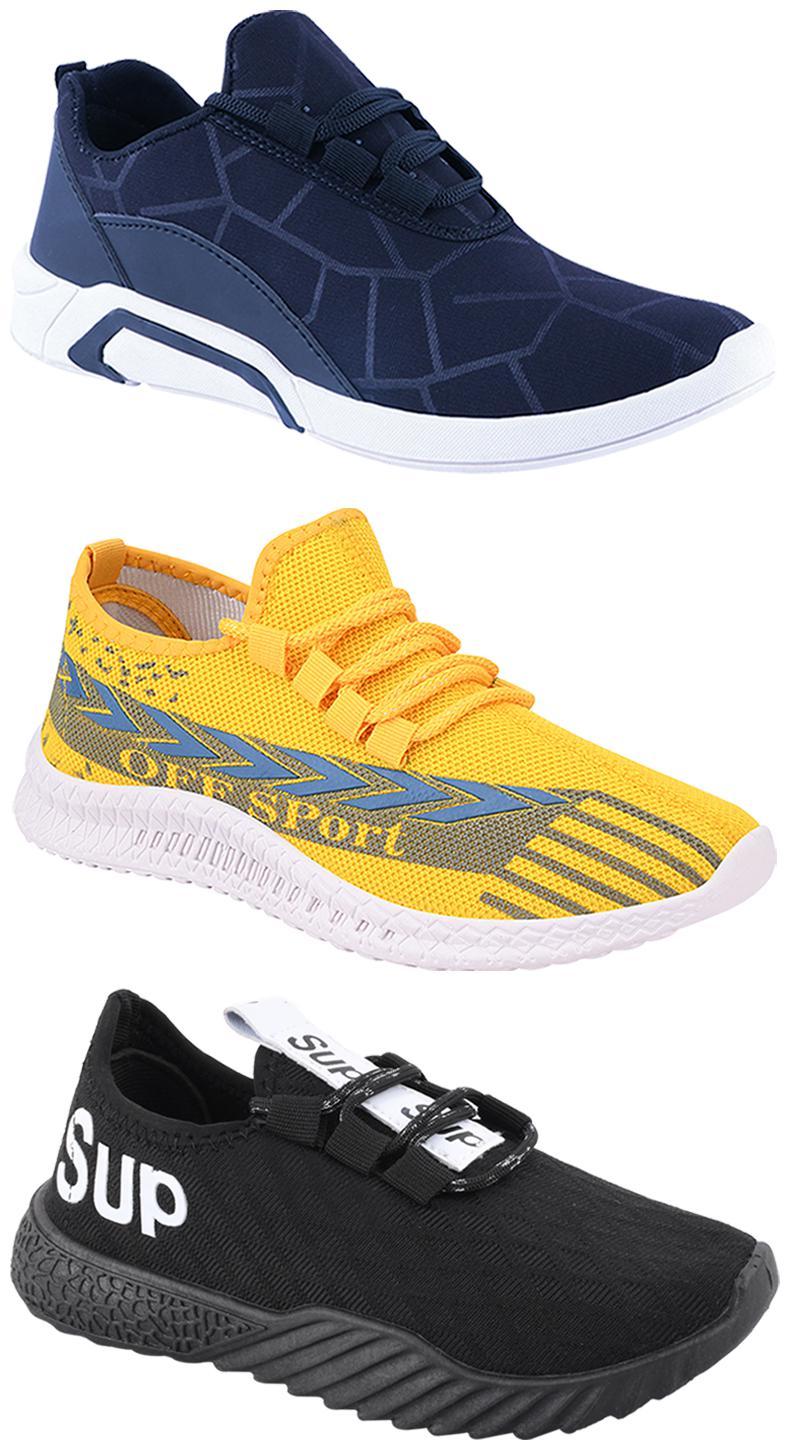 

Birde Men Multi-Color Casual Shoes - CASUAL SPORTS SNEAKERS RUNNNING SHOES - BRD-300-BLU-316-384