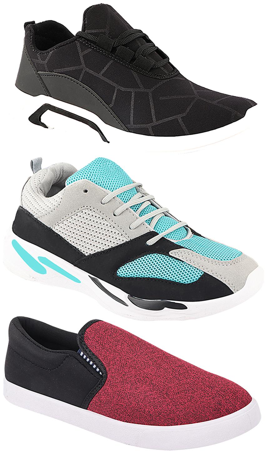 

Birde Men Multi-Color Casual Shoes - CASUAL SPORTS SNEAKERS RUNNNING SHOES - BRD-300-BLK-310-BLK-332