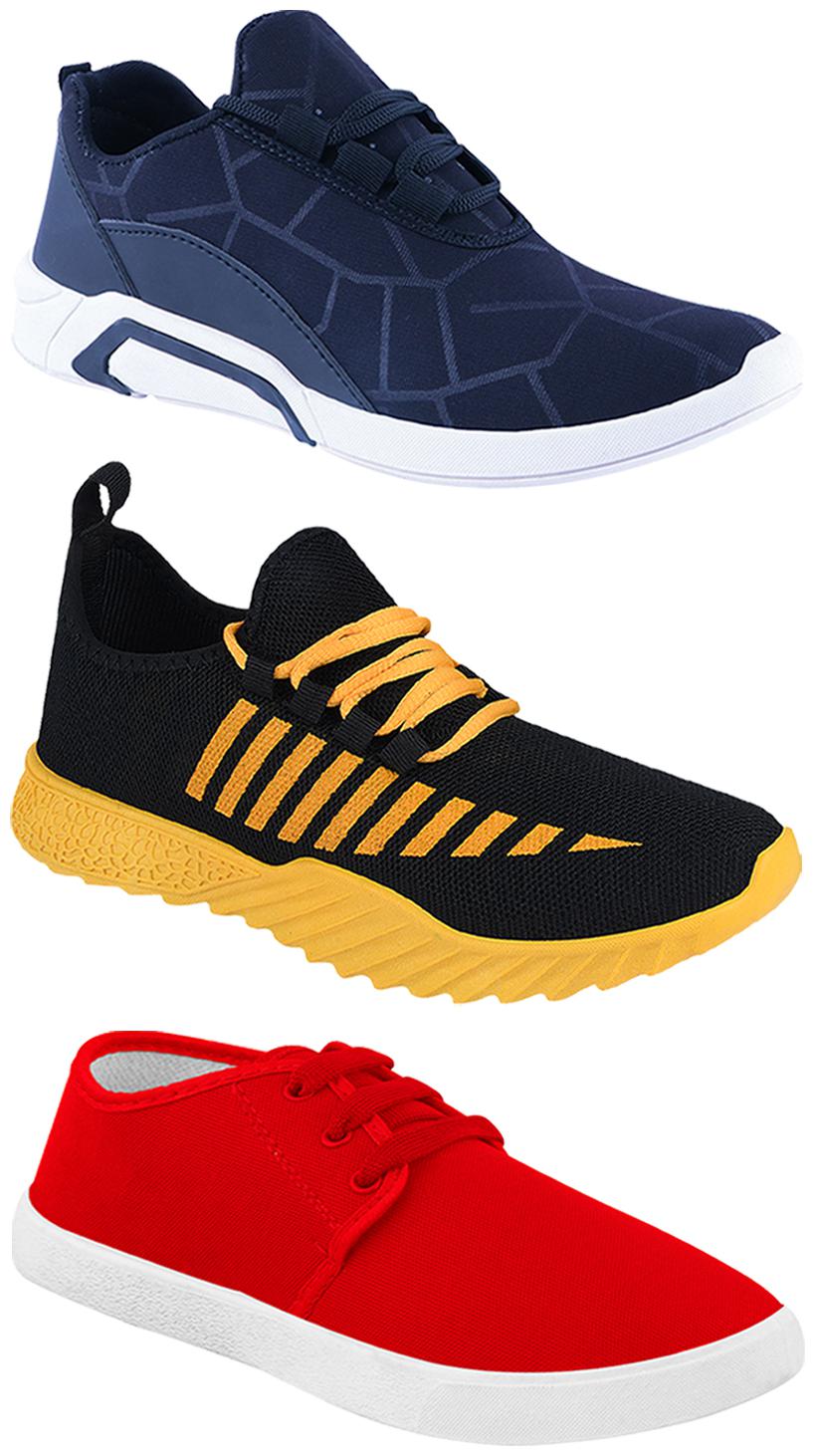 

Birde Men Multi-Color Casual Shoes - BRD-300-BLU-1077-360