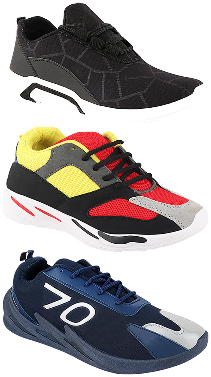 

Birde Men Multi-Color Casual Shoes - CASUAL SPORTS SNEAKERS RUNNNING SHOES - BRD-300-BLK-333-351