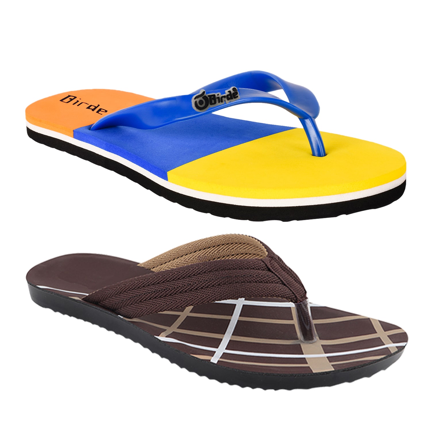 

Birde Men Multi Flip-Flops - 2 Pair