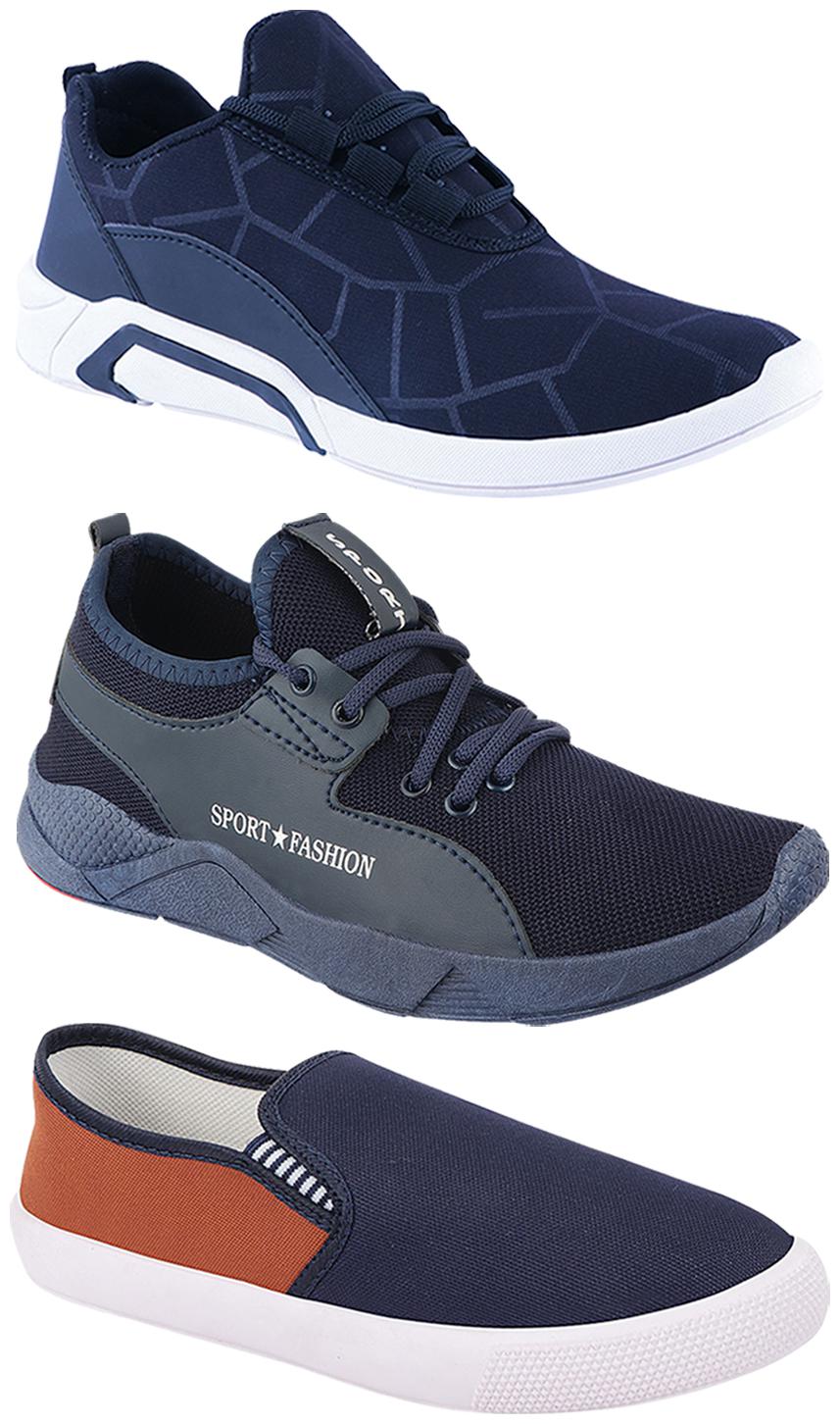 

Birde Men Multi-Color Casual Shoes - BRD-300-BLU-309-TAN-342