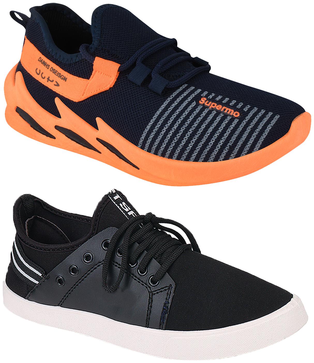

Birde Men Multi-Color Casual Shoes - BRD-371-AUDI-2-BLK