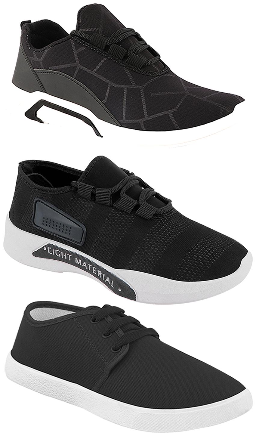 

Birde Men Multi-Color Casual Shoes - BRD-300-BLK-301-BLK-349