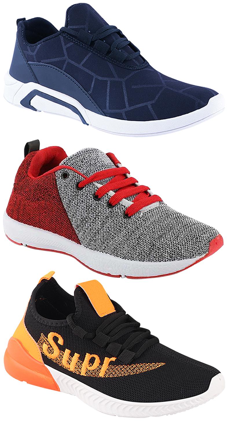 

Birde Men Multi-Color Casual Shoes - CASUAL SPORTS SNEAKERS RUNNNING SHOES - BRD-300-BLU-222-331