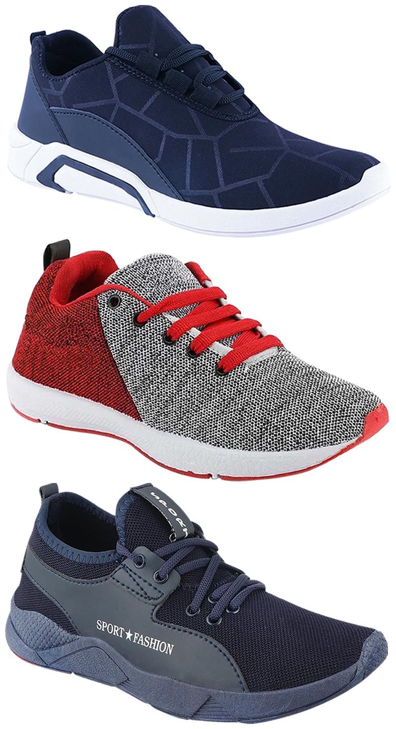 

Birde Men Multi-Color Casual Shoes - CASUAL SPORTS SNEAKERS RUNNNING SHOES - BRD-300-BLU-222-342