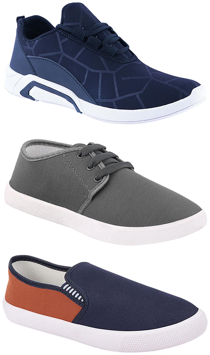 

Birde Men Multi-Color Casual Shoes - BRD-300-BLU-1079-309-TAN