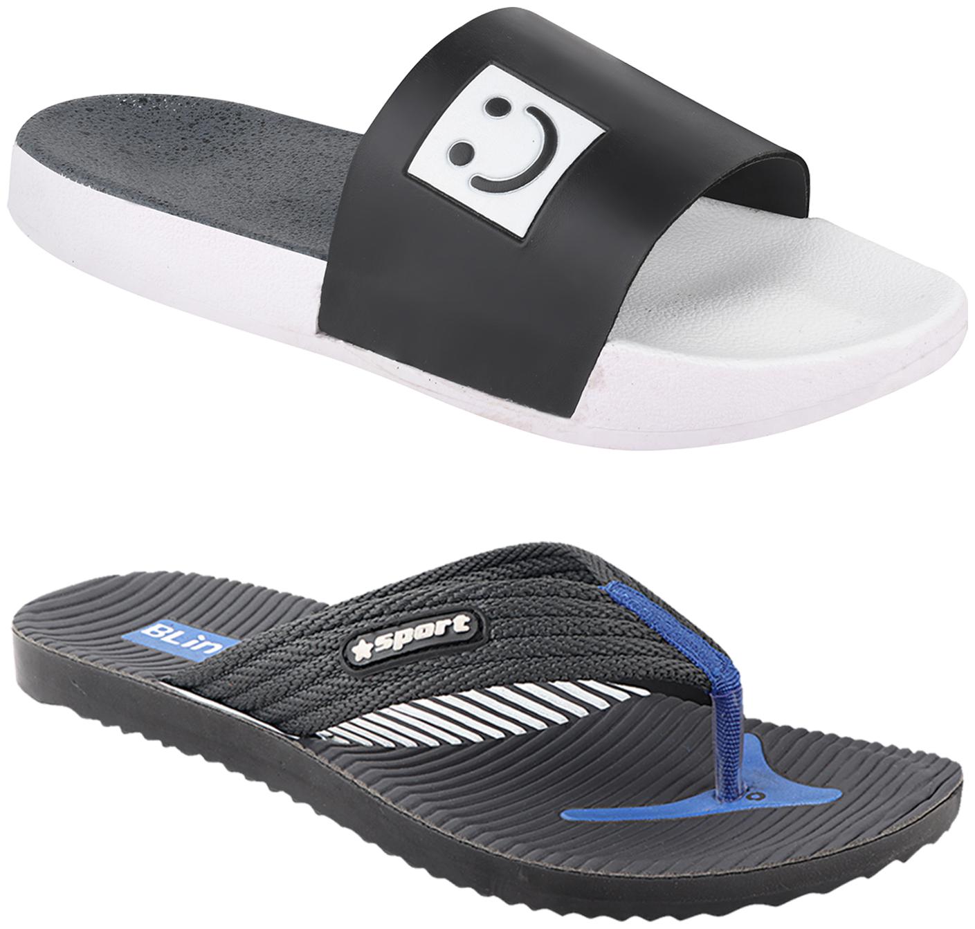 

Birde Men Multi Flip-Flops - 2 Pair