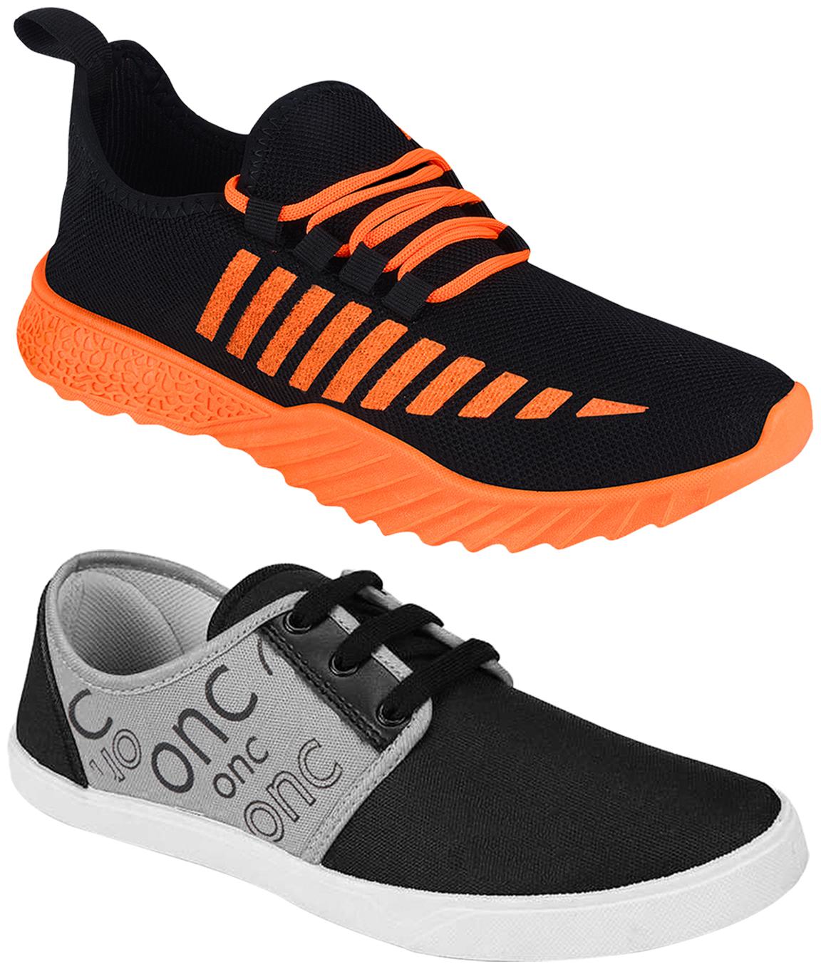 

Birde Men Multi-Color Casual Shoes - BRD-359-ON8-GRY
