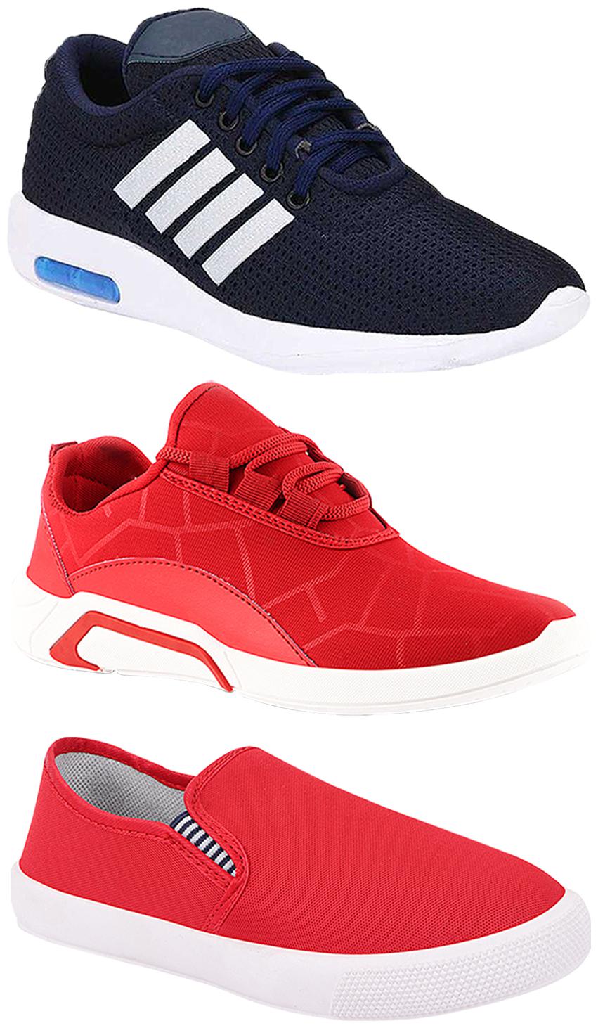

Birde Men Multi-Color Casual Shoes - BRD-304-BLU BRD-300-RED BRD-309-RD