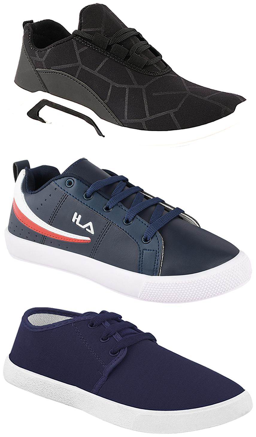 

Birde Men Multi-Color Casual Shoes - BRD-300-BLK-1078-365