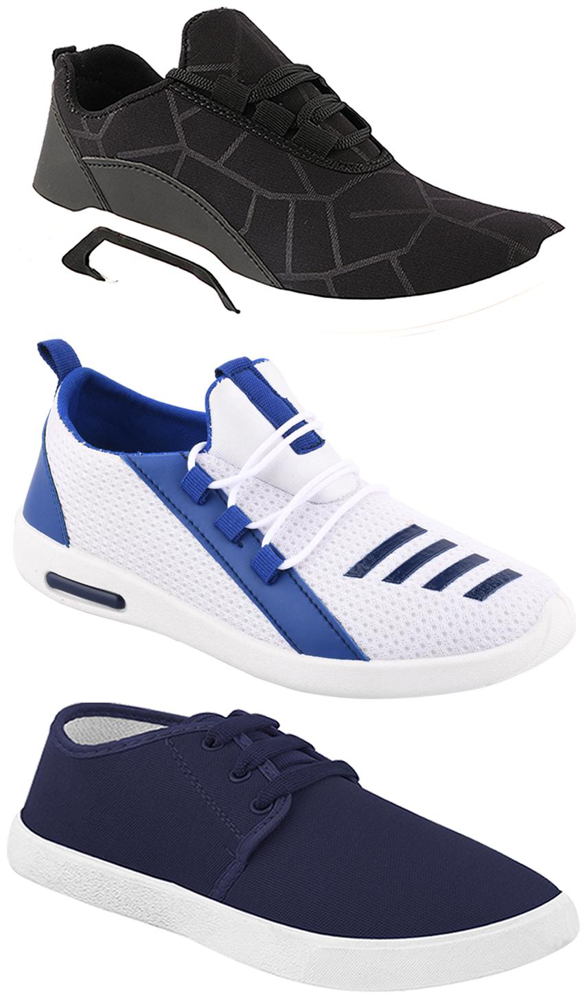 

Birde Men Multi-Color Casual Shoes - BRD-300-BLK-1078-375