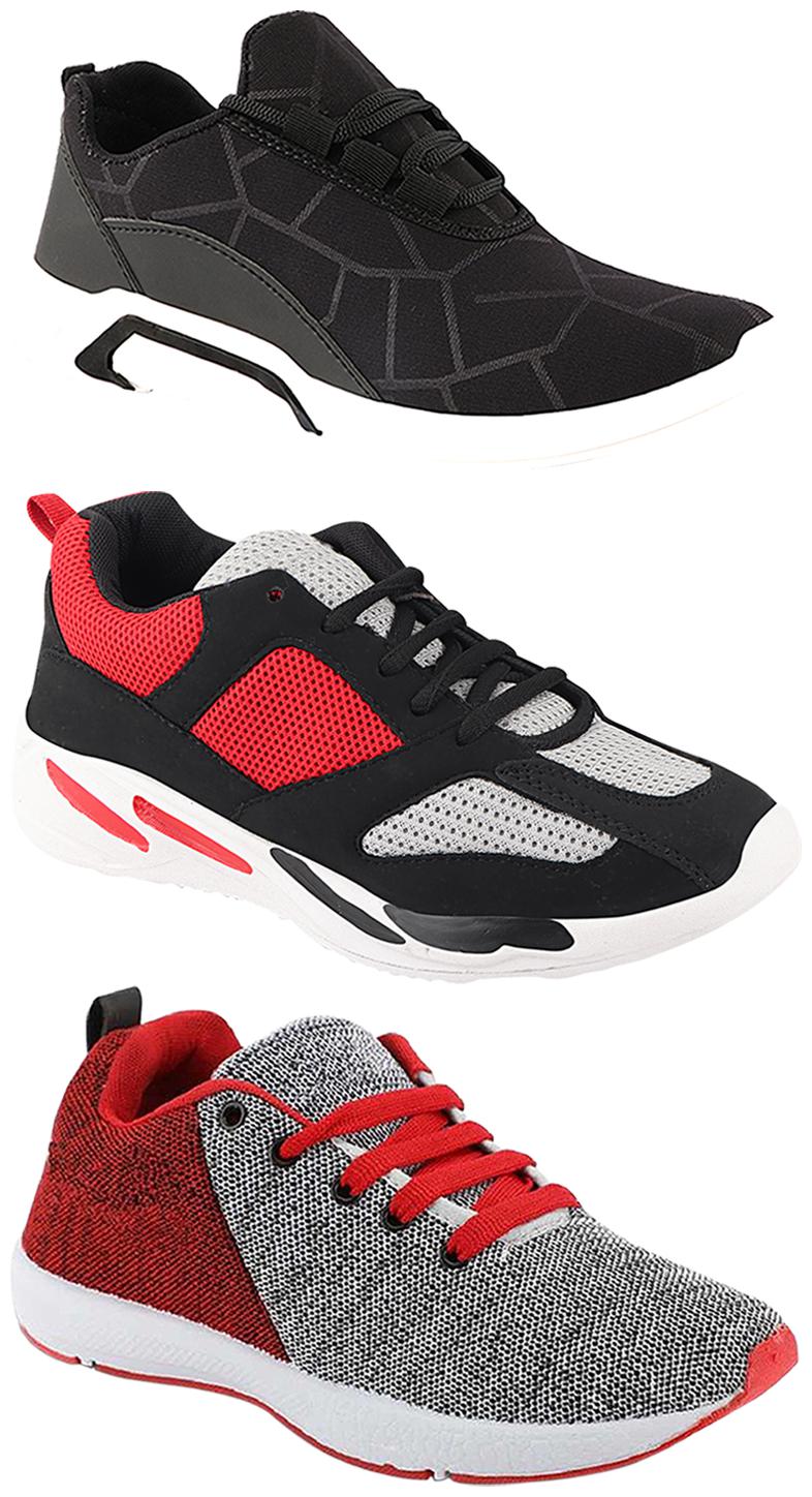 

Birde Men Multi-Color Casual Shoes - CASUAL SPORTS SNEAKERS RUNNNING SHOES - BRD-300-BLK-222-334