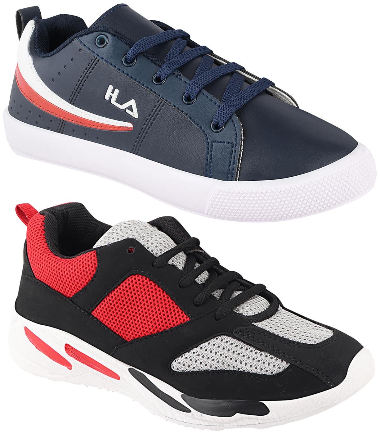 

Birde Multicolor Synthetic Casual Shoes For Men (Pack of 2)