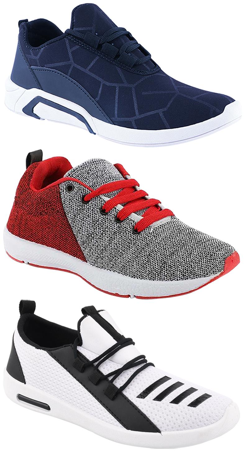 

Birde Men Multi-Color Casual Shoes - CASUAL SPORTS SNEAKERS RUNNNING SHOES - BRD-300-BLU-222-376