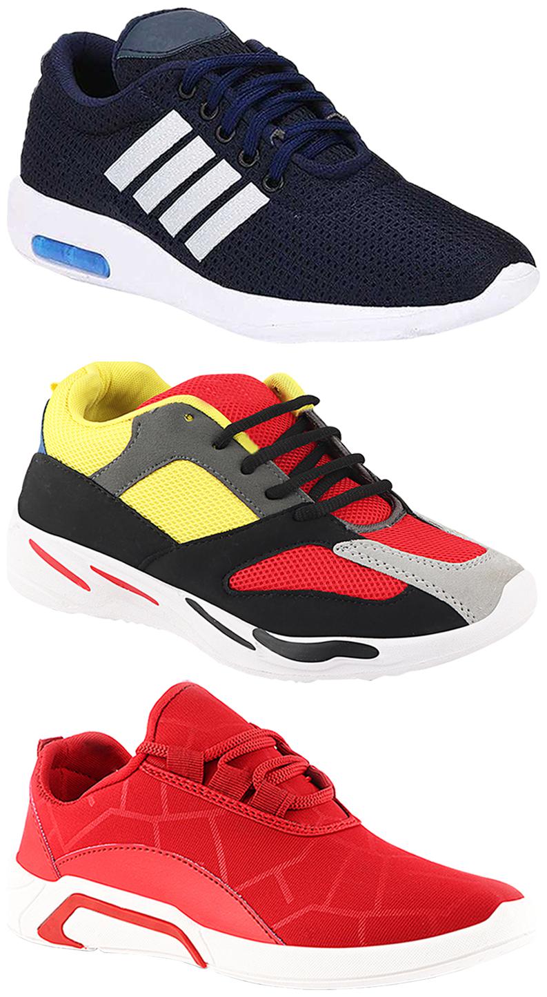 

Birde Men Multi-Color Casual Shoes - CASUAL SPORTS SNEAKERS RUNNNING SHOES - BRD-304-BLU BRD-300-RED BRD-333